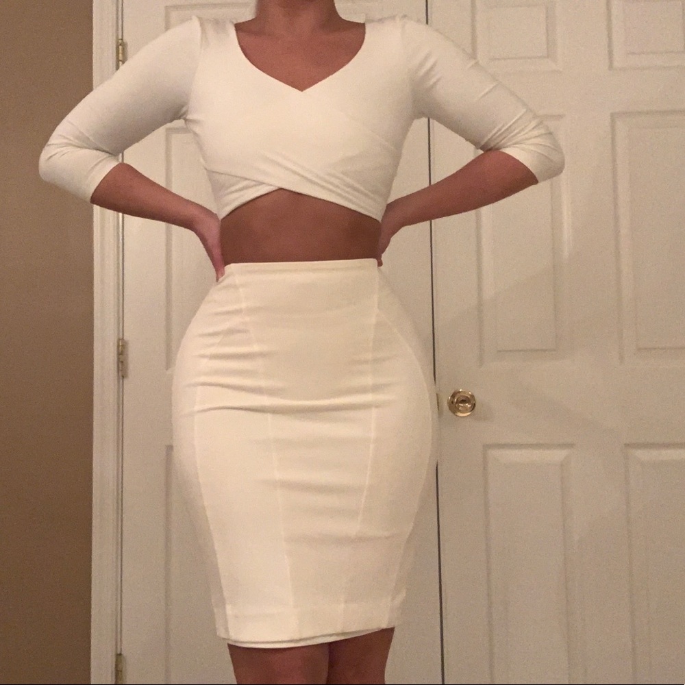 bebe two piece outfit (can be worn separate)